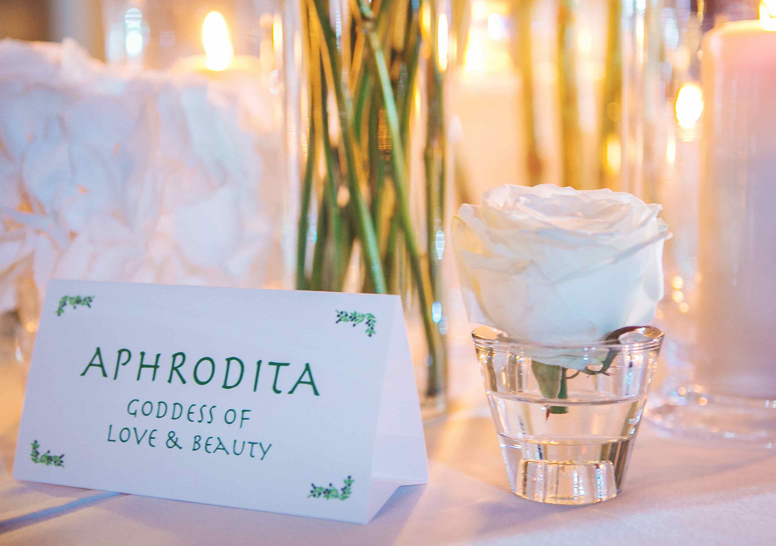 Romantic wedding decoration